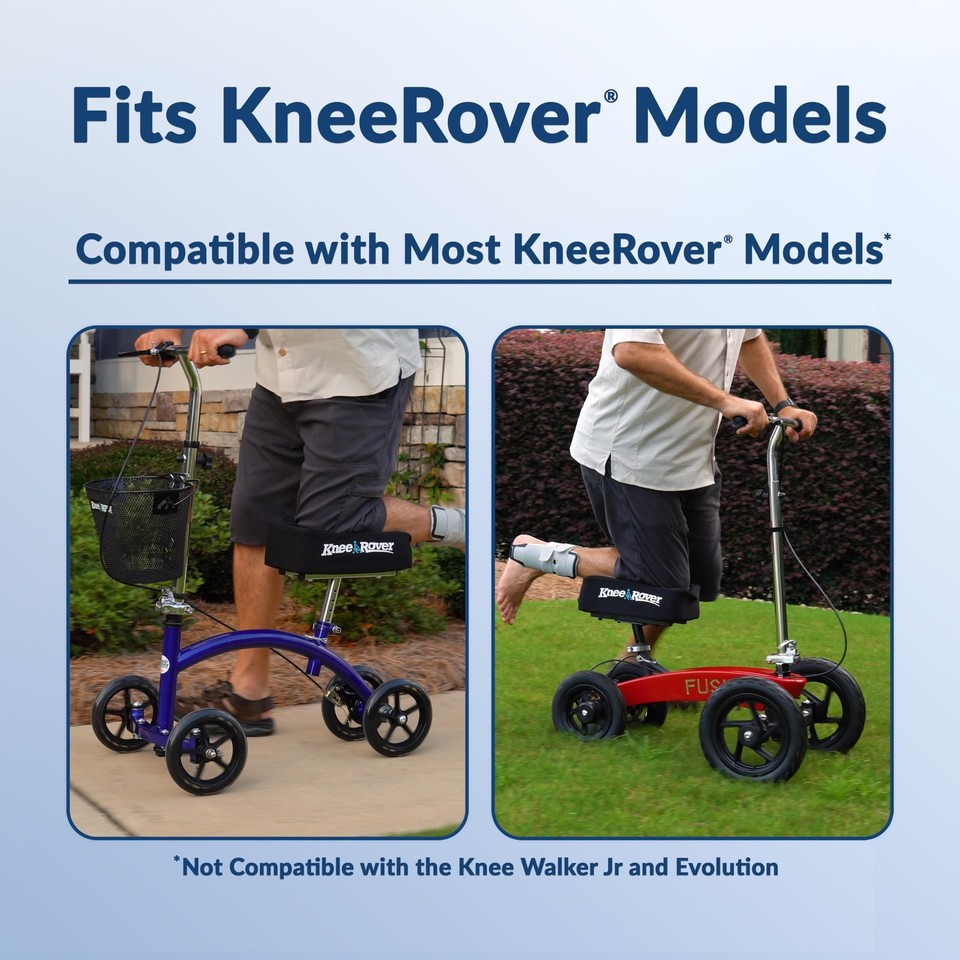 Memory Pad Knee Scooter Pad Cover Cushion - Knee Rover Pad Accessory ...