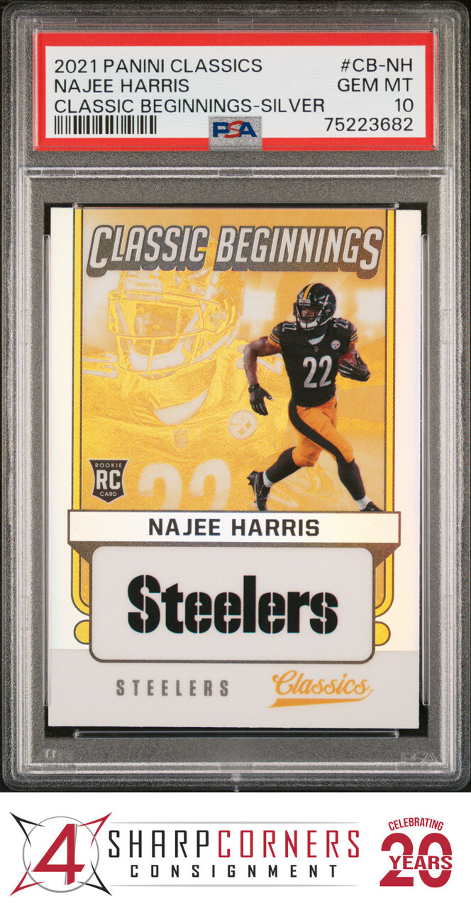 Najee Harris Panini Classics Classic Beginnings #CBNH Silver