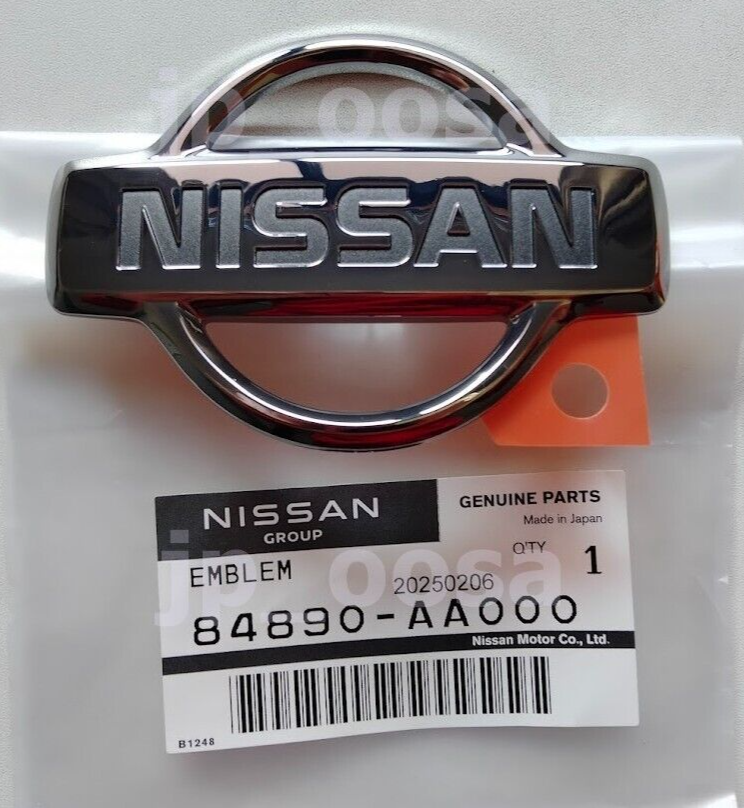 Nissan Genuine OEM 84890-AA000 Trunk Badge Emblem Skyline GT-R R34