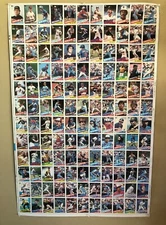 1985 Topps Baseball Card VINTAGE Uncut Sheet (132 Cards) 28" x 43" Mike Schmidt
