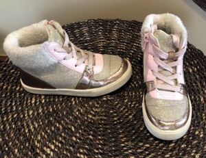 oshkosh gold high top sneakers