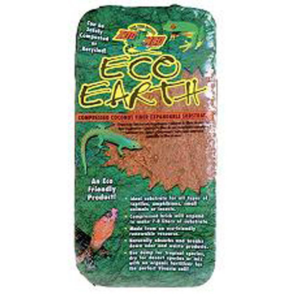 Zoo Med Eco Earth Compressed Brick Reptile Amphibian Substrate