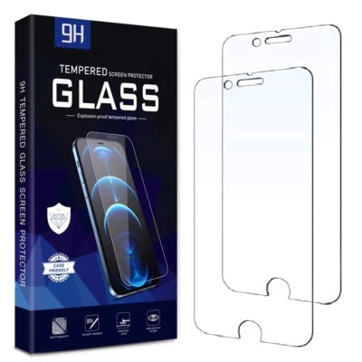 2x Panzerfolie für iPhone 8 Plus [5.5 Zoll] Schutglas 9H Klar Tempered Glass