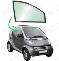 Smart Fortwo 1998 - 2007 Fensterscheibe Tieferlegung Vorne Seitlich Rechts