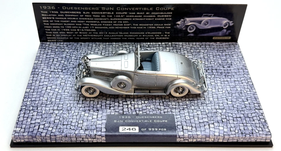 Minichamps - 1936 Duesenberg SJN Convertible Coupe - 1:43 - 246/999 - Image 2 of 4
