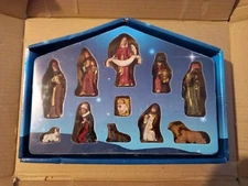Lot of 10 Santons for Christmas Nativity New GIFI 2013