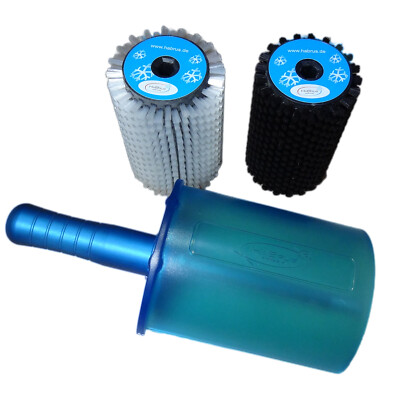 Habrus skitools Roto Bürste Set Nylon Roßhaar Rotobürsten Rotobrush Basebrush