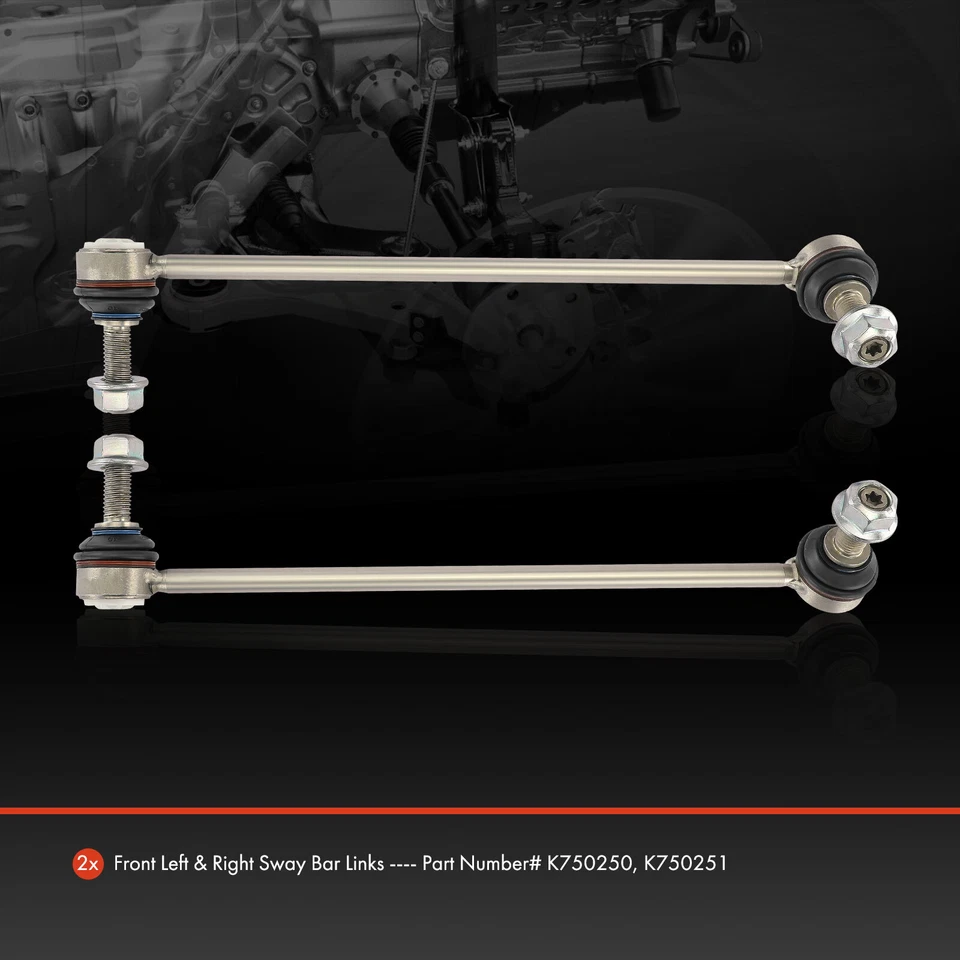 Barra estabilizadora frontal de enlace 2 piezas para Land Rover Range Rover Sport 2006-2013 Foto 2 de 4