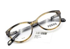 FOSSIL FOS 6085 OCA Brown-Olive Havana/Black 51-16-140 Frames Flex w/Case F154