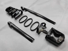 10 pcs Brass Black Tachi fitting for Japanese samurai Sword