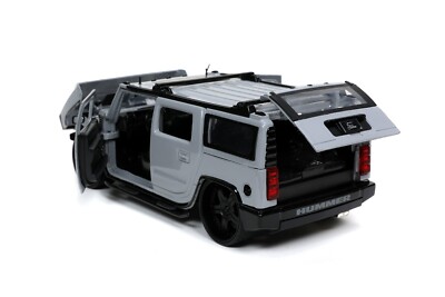 2003 Hummer H2 Grey with Extra Wheels 