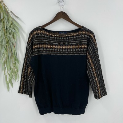 chaps sweater womens