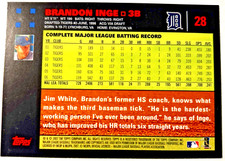 2007 Tigers Topps #28 Brandon Inge Red Black