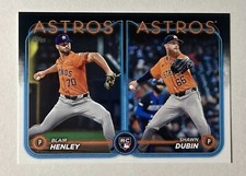 2024 Topps Update Series Blair Henley / Shawn Dubin #US252 Rookie Combo