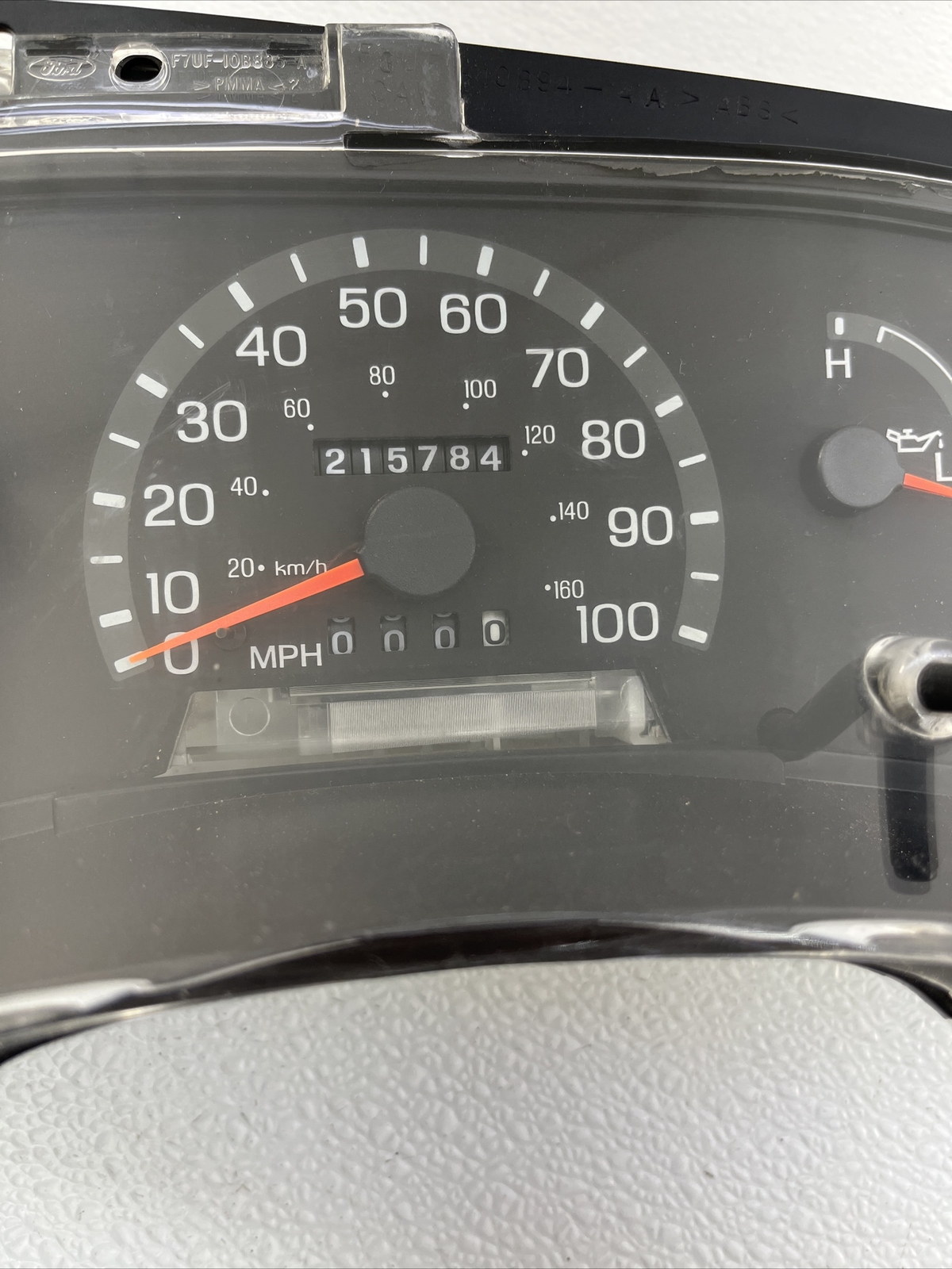 9703 Ford E150 Econoline Instrument Cluster Assembly Speedometer