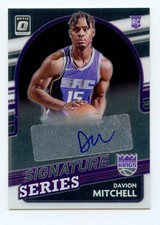 DAVION MITCHELL 2021-22 Donruss NBA Signature Series RC Rookie Card Auto #SS-DML