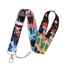 Jujutsu Kaisen Anime Characters Grid Themed ID Badge Holder Lanyard