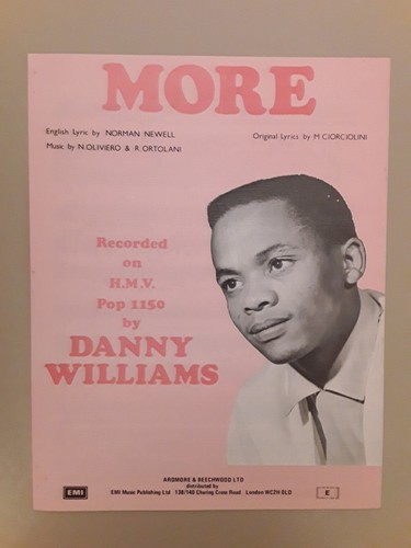 Danny Williams   -  More  -  Sheet Music