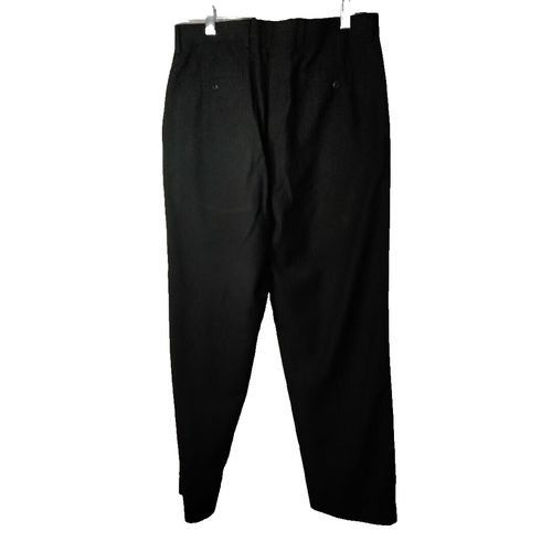 JF Ferrar Slim Black Flat Front Polyester Blend Men 34X30 Dress Golf Preppy Pant - Picture 5 of 5