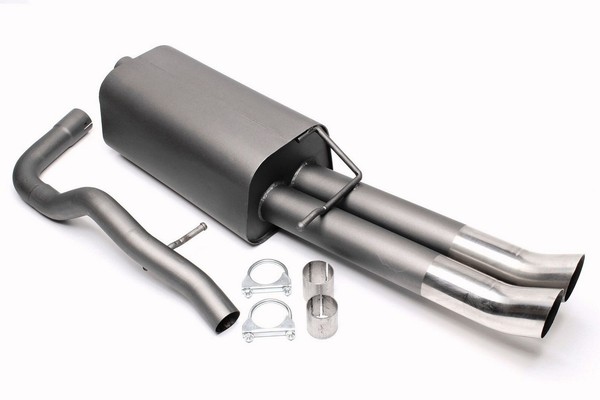 Ta Technix Sport-Auspuff EndschalldäMpfer 2X76Dtm +Abe FüR VW Bora Inkl. Variant-image