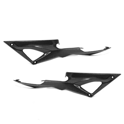For Ducati 848 1098 1198 Carbon Fiber Gas Tank Side Trim Cover Panel Fairing