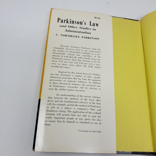 Parkinson's Law (C. Northcote Parkinson, Hardcover, Business, 1957, 2nd Print) - Picture 3 of 9