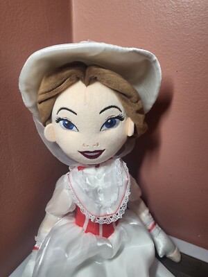 Disney Store Exclusive Mary Poppins Jolly Holiday Plush Doll White Dress  18" | eBay