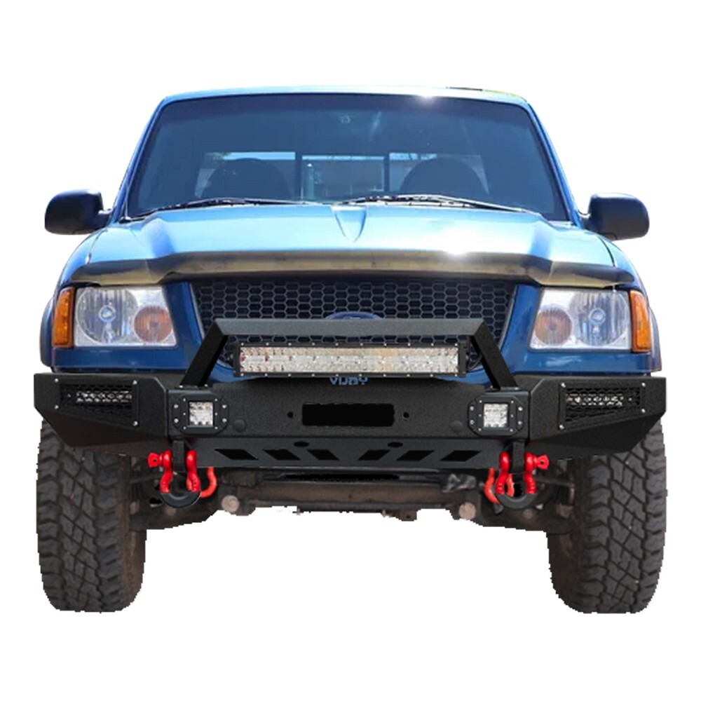 Fits 1998-2011 Ford Ranger Steel Front/Rear Bumper w/Winch Fits 1998-2011 Ford Ranger Steel Front/Rear Bumper w/Winch