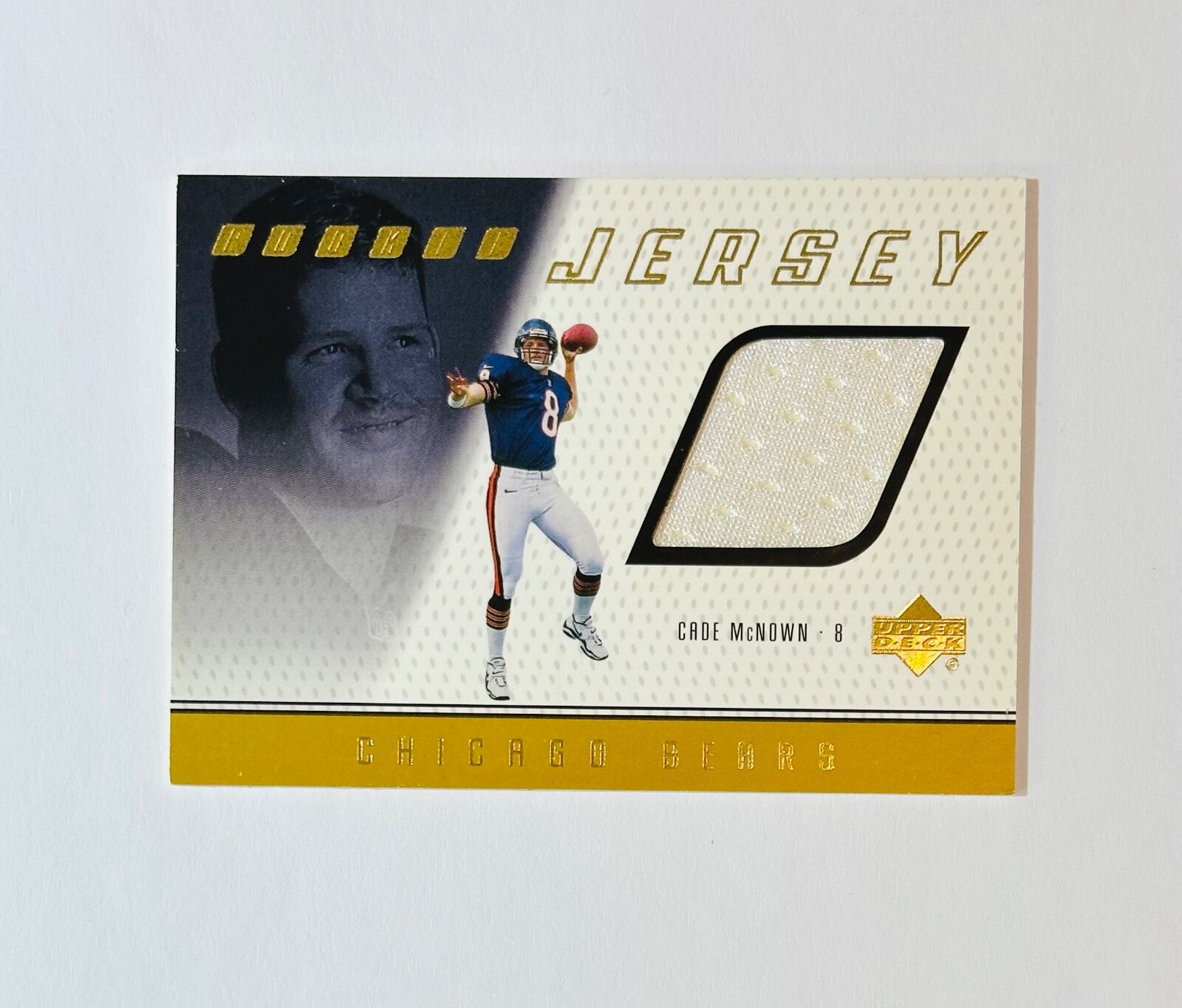 Cade McNown Upper Deck Game Jersey #CM Patch