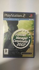 FOOTBALL MANAGER CAMPIONATO 2007 PS2 - NUOVO COPERTINA ITA COMPLETO