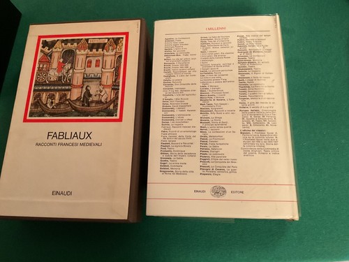 FABLIAUX Racconti francesi medievali EINAUDI 1980 - Foto 3 di 11