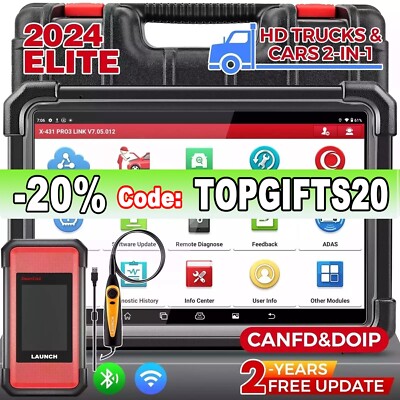 Launch X431 PRO3S+ SmartLink HD V+ HD3 Heavy Duty Truck Car Diagnostic Tool TPMS