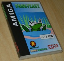 FROG FEAST Commodore AMIGA CD32 ~ BOXED ~ english ~ LIMITED TO 100/EXTREME RARE image