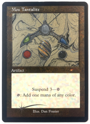MTG Mox Tantalite FOIL ETCHED RETRO FRAME Secret Lair Dan Frazier