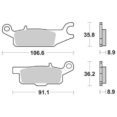 Racing Brake Pads SBS 852RSI