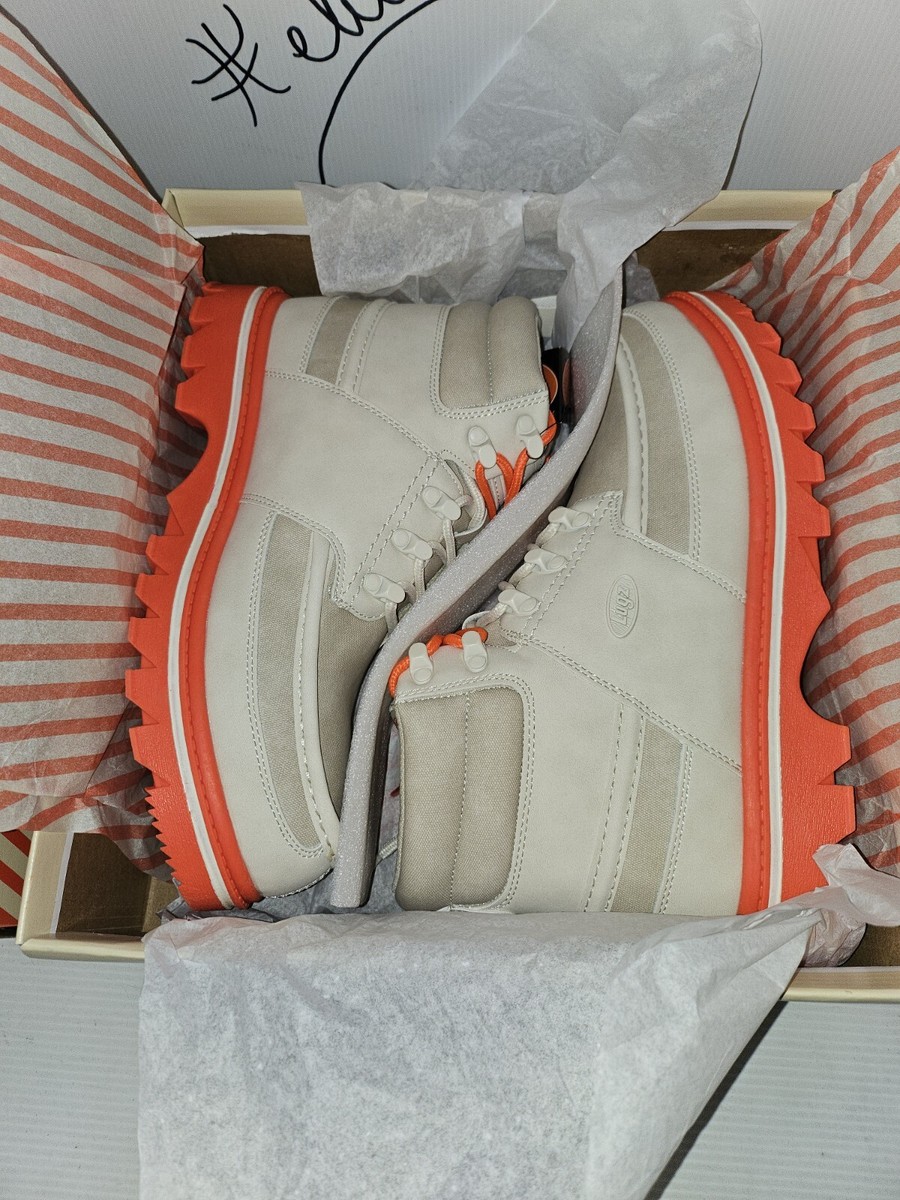 Lugz Juniors Cheesecake Collab Sycamore Hi Boots Beige/Flame  display picture 1