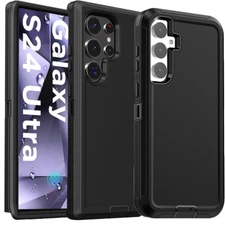 For Samsung Galaxy S24 Ultra /S24+ Case Shockproof Heavy Duty Hard Back Cover