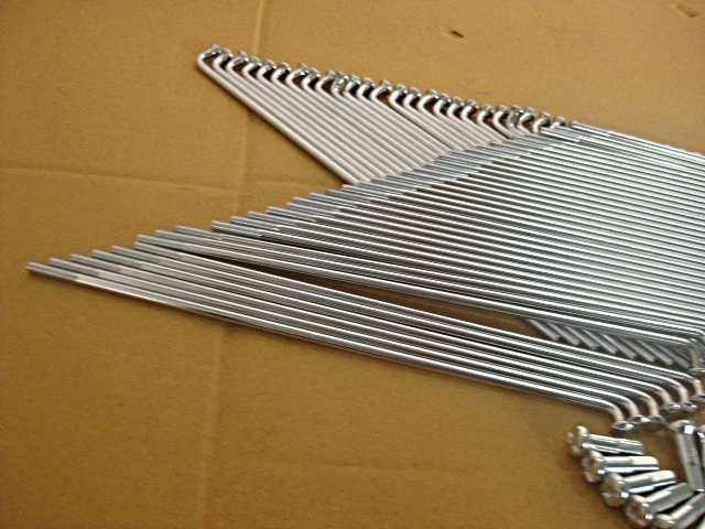 Fit YAMAHA DT1 1968-1970 19" & 18"  FRONT & REAR CHROME SPOKE SET 72 Pcs.[ES415] Foto 3 de 4