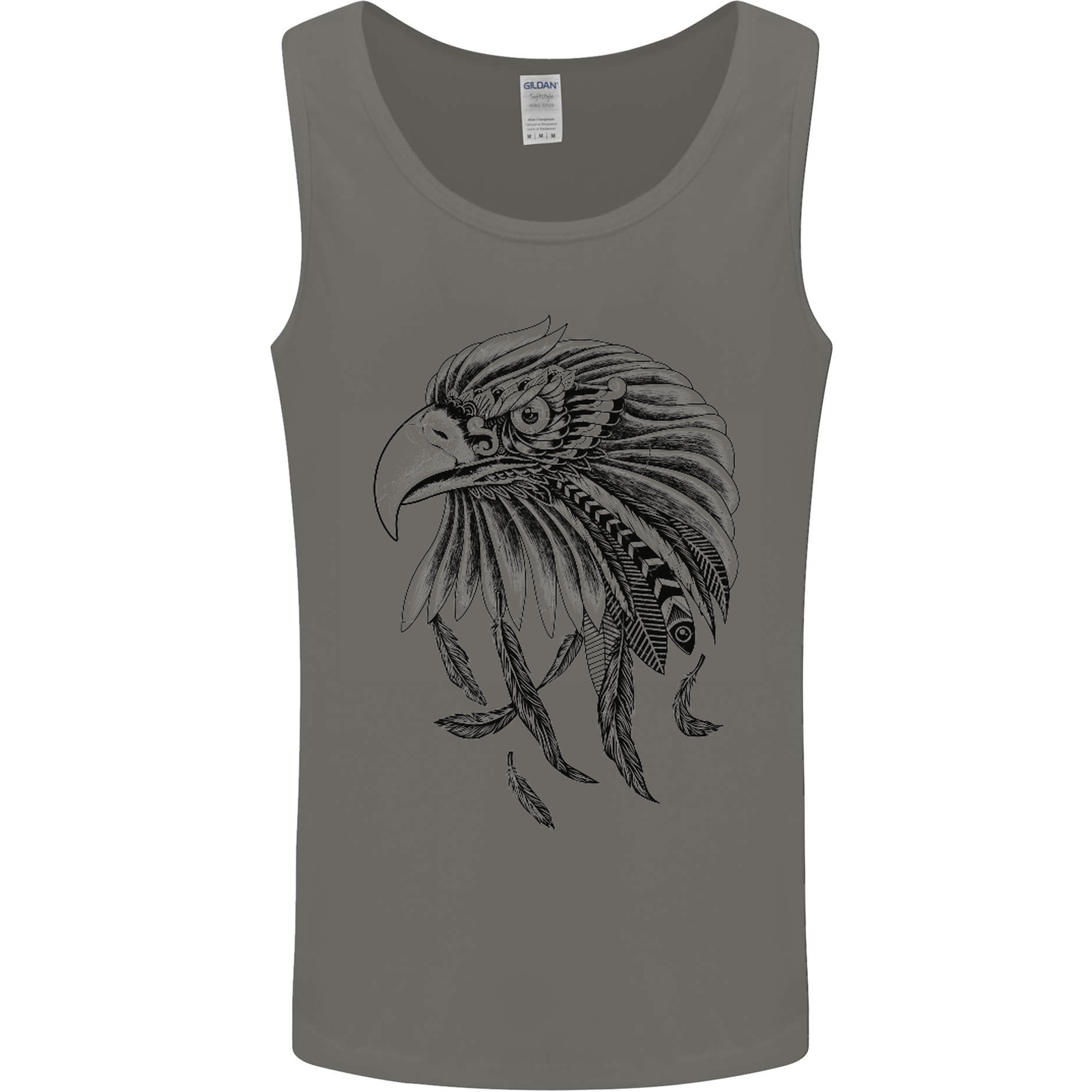 Eagle Ornithology Bird of Prey Mens Vest Tank Top