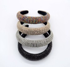 Rhinestone Diamond Padded Headband Luxury Crystal HairBand For Women
