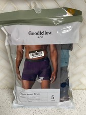 Goodfellow Classic Boxer Briefs 5 Pack Small Multi Colors