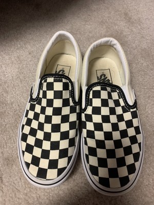 checkerboard vans size 3.5