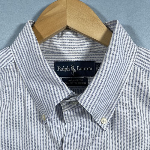 Ralph Lauren Men's Long Sleeve Button Up Shirt Yarmouth Size 16.5-34 Flesh Pony - Picture 6 of 12