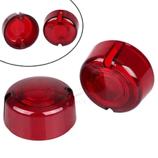 Red Turn Signal Lens Cover For Harley Dyna Wide Glide FXDWG Sportster 883/1200