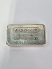 Vintage Engelhard 10 oz .999+ Silver Pebble Back Pressed Bar C117458