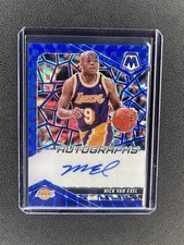 2024-25 Panini Mosaic Nick Van Exel Autographs Spectris Blue Prizm Auto /49