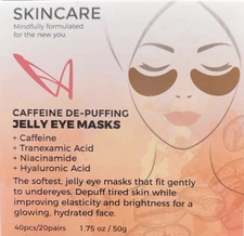 LaSplash Cosmetics Caffeine De Puffing Jelly Eye Mask. 40 Pcs/ 20 Pairs~New 