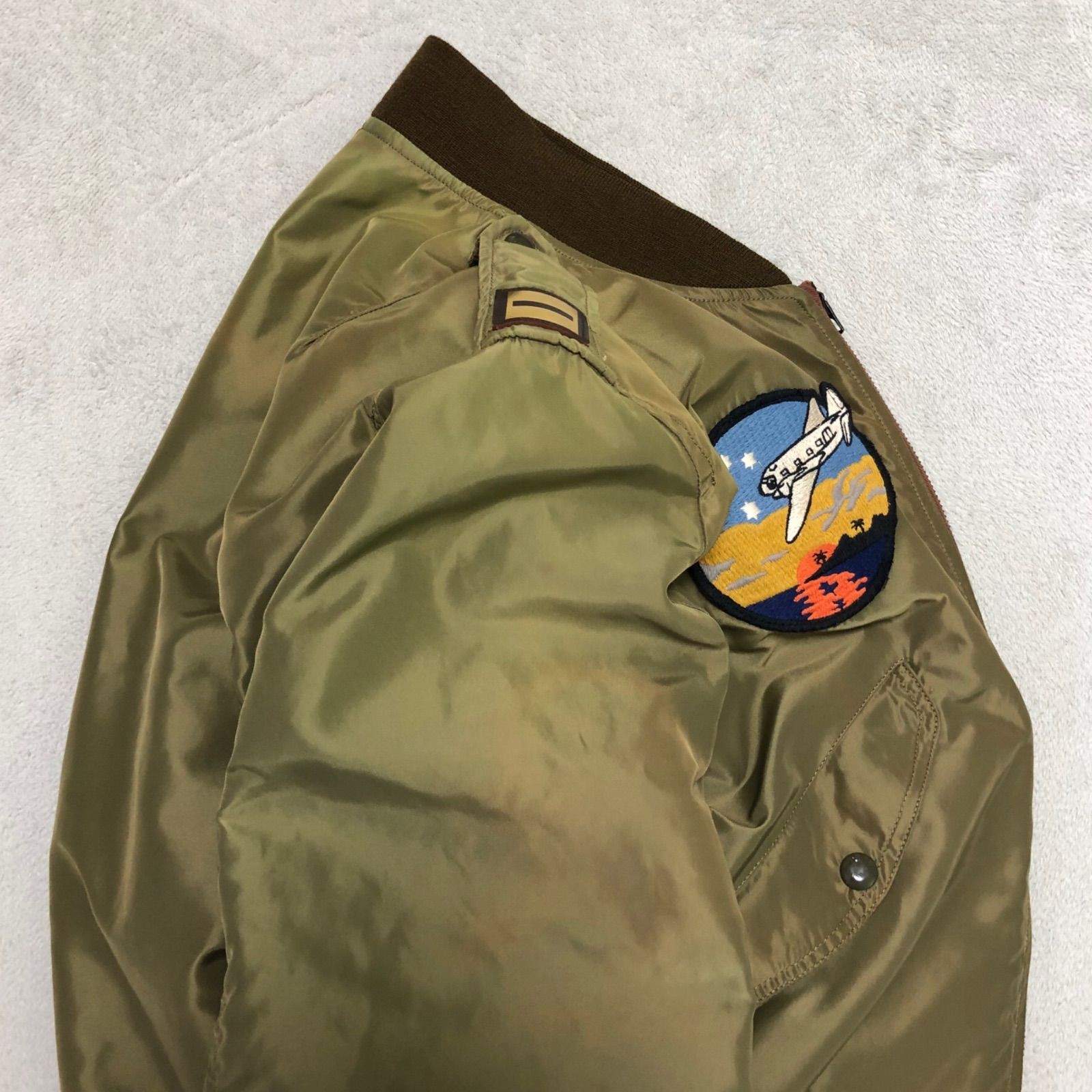 BUZZ RICKSON'S L-2 Flight Jacket M-code Patch 38 … - image 8