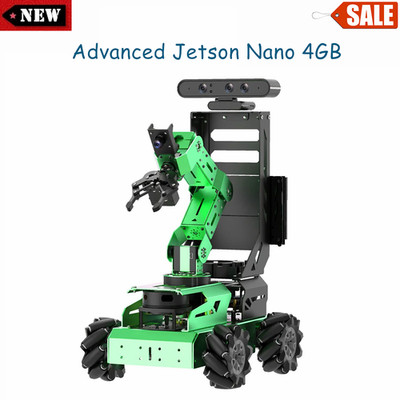 JetAuto Pro AI Robot Car Robotic Arm Advanced Jetson Nano 4GB +Microphone Array