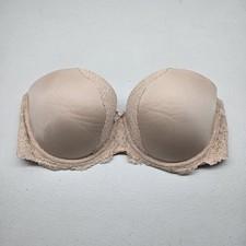 Victoria's Secret Women Bra 34DD Beige Dream Angels Multi Way Balconette